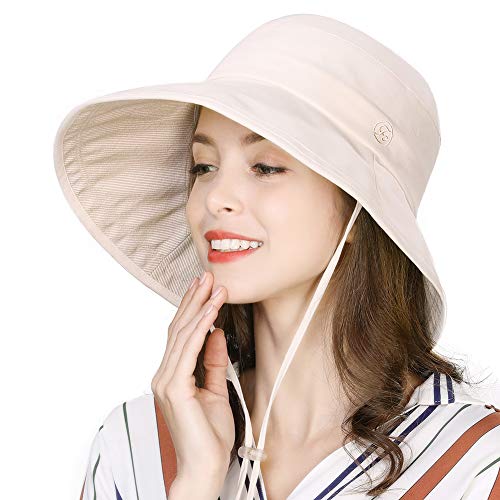 Rain Bucket Hat Women Wide Brim Water Resistant Waterproof Sun Hats Wa