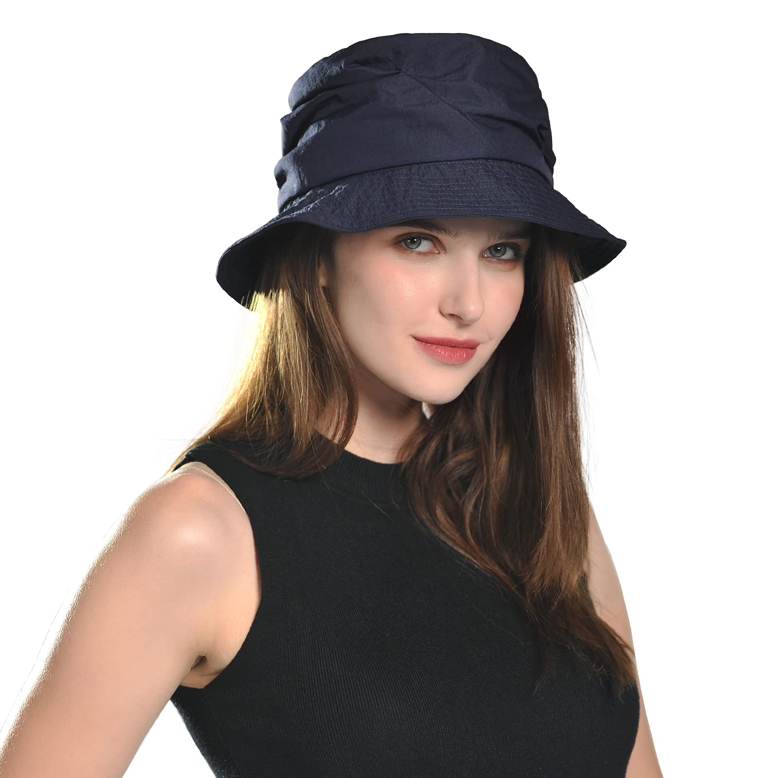 Womens Bucket Hat, UPF 50 Sun Hat, Waterproof Golf Hat Rain Hat