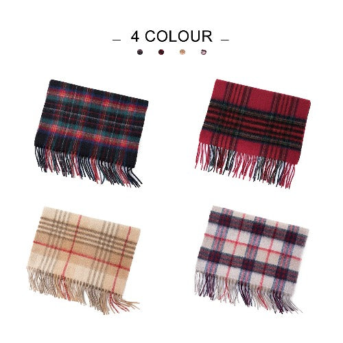 100% Pure Wool Tartan Scarves Shawls and Wraps