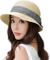 Straw Sun Hats for Women Summer Bucket UV Sun Protection