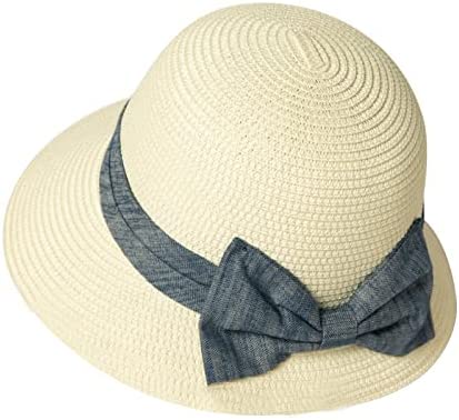 Straw Sun Hats for Women Summer Bucket UV Sun Protection