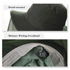 UV50 Protection Waterproof Fishing Hat With Mosquito Net for Hiking Camping