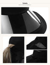 Summer Sun Hat for Women Hunting UPF50+ Outdoor Wide Brim Black