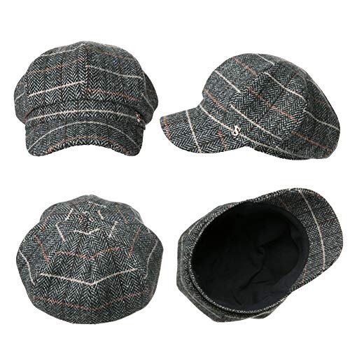 New Womens Visor Beret Newsboy Hat Cap for Ladies Merino Wool 2021