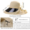 Summer Sun Hat for Women Hunting UPF50+ Outdoor Wide Brim Black
