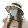 UPF50+ Linen/Cotton Summer Sunhat Bucket Packable Hats w/Chin Cord