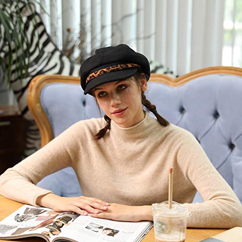 2021 New Womens Visor Beret Newsboy Hat Cap for Ladies Merino Wool