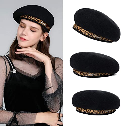 Beret Wool Winter Classic Fashion Artist Hat for Ladies