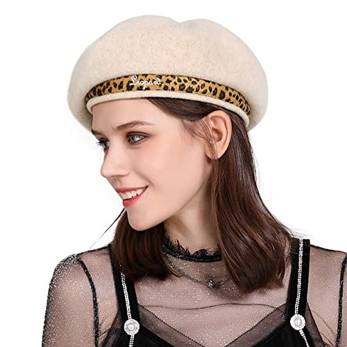 Beret Wool Winter Classic Fashion Artist Hat for Ladies