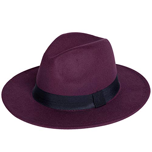 Fedora Trilby Hat Panama Hats Jazz Hat with Grosgrain Band