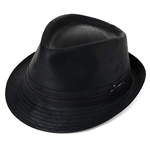Mens Trilby Waterproof Fedora Hats Jazz Cap Homburg Derby Party Hat