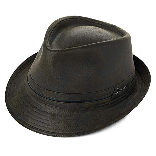 Mens Trilby Waterproof Fedora Hats Jazz Cap Homburg Derby Party Hat