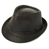 Mens Trilby Waterproof Fedora Hats Jazz Cap Homburg Derby Party Hat