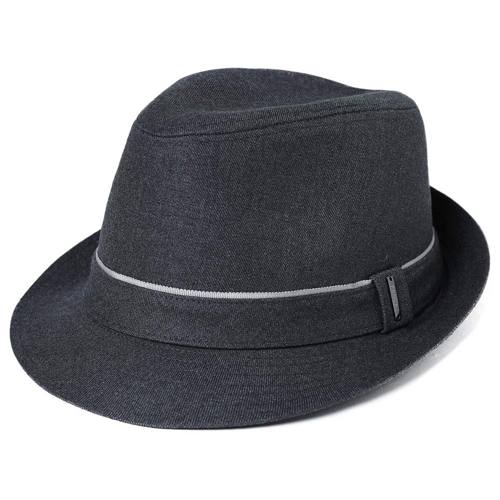Mens Trendy Trilby Hats Jazz Cap Homburg Gangster Fedora Derby Party Hat Winter Spring Autumn
