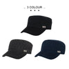 Military Cap Army Caps Cotton Flat Top Cap Outdoor Sports Casual Sunhat Adjustable Size for Men Women