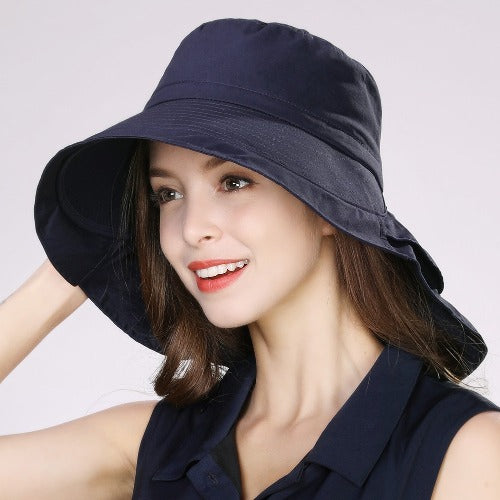 Jeff & Aimy UPF 50 Sun Hats for Women Wide Brim Safari Sunhat