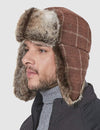 Unisex Winter Trapper Hat Ushanka Russian Hat Faux Fur Earflap Hunting Hat Ear Warmer Trooper Bomber Hat Ourdoor Ski Hat