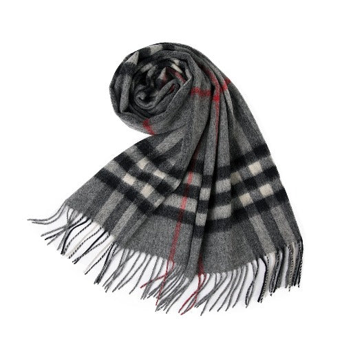 Winter Long Soft Warm Tartan Check Scarves Wraps for women Wool Spinning Tassel Shawl Long Stole