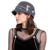 Womens 57% Wool Felt Cloche Hat Winter Hat Ladies 1920s Vintage Derby Church Bowler Bucket Hat Warm Soft Crushable