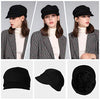 Ladies Baker Boy Hat Newsboy Cabbie Cap Gatsby Hat Winter Visor Beret Casual Peaked Hats Soft Lined