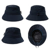 Womens Waterproof Bucket Hat for Walking Golf Safari Ladies Rain Hats UPF 50+ Sun Hat Packable All Weather Hat Windproof Chin Strap Size Adjustable