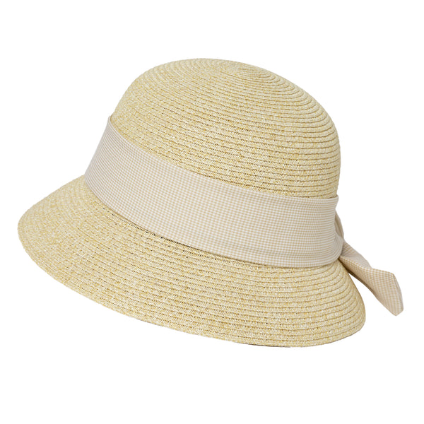 Women's Beach Bucket hat  Straw Hat Foldable Sun Hat Wide Brim UPF50
