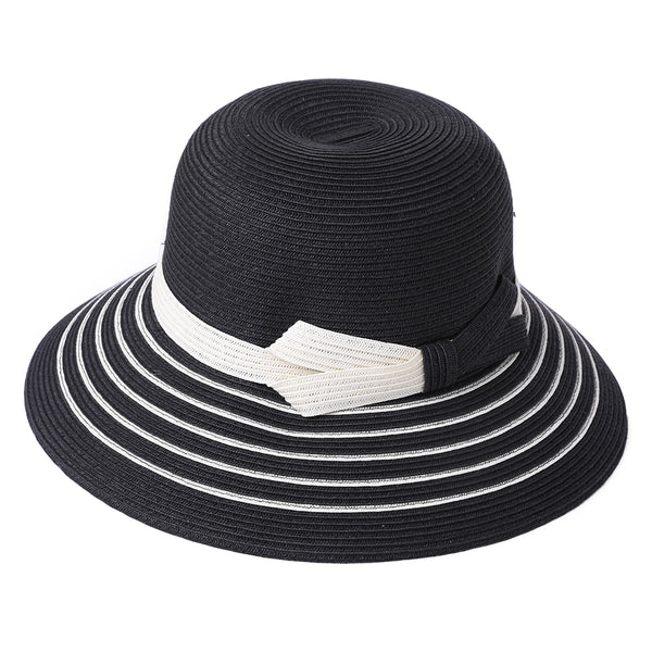 UPF50 Foldable Summer Sun Beach Straw Hats Accessories Wide Brim