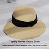 Sun Hats for Women Wide Brim Folding UPF 50 Summer Straw Hats Adjustable