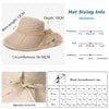 Wide Brim Women Sun hats UPF 50 Packable with Neck Protection Chin Strap