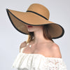 Straw Sun Hats for Women Floppy UPF 50 Wide Brim Beach Summer Hats