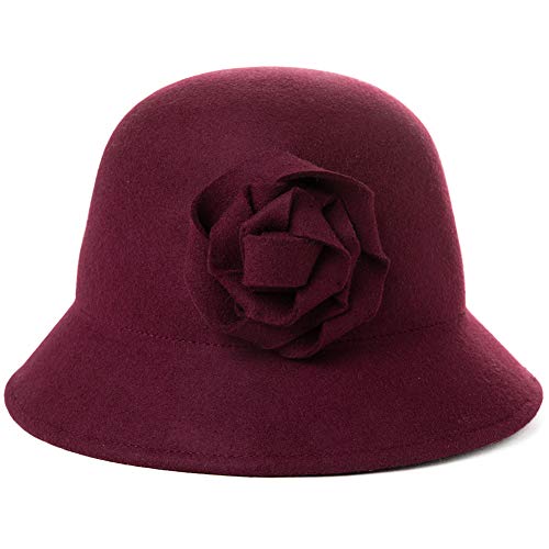 Womens 1920 Vintage Fedora Bowler Cloche Bucket Hats